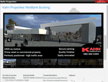 Tablet Screenshot of kahnproperties.co.za